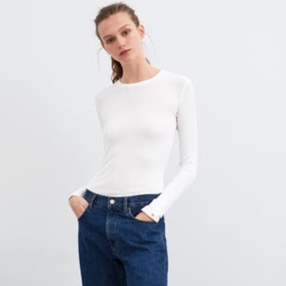 Zara | textured weave long sleeve